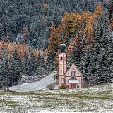 Historic chapel of San Giovanni in the Val di Funes