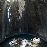 Bell chamber at Turda salt mine