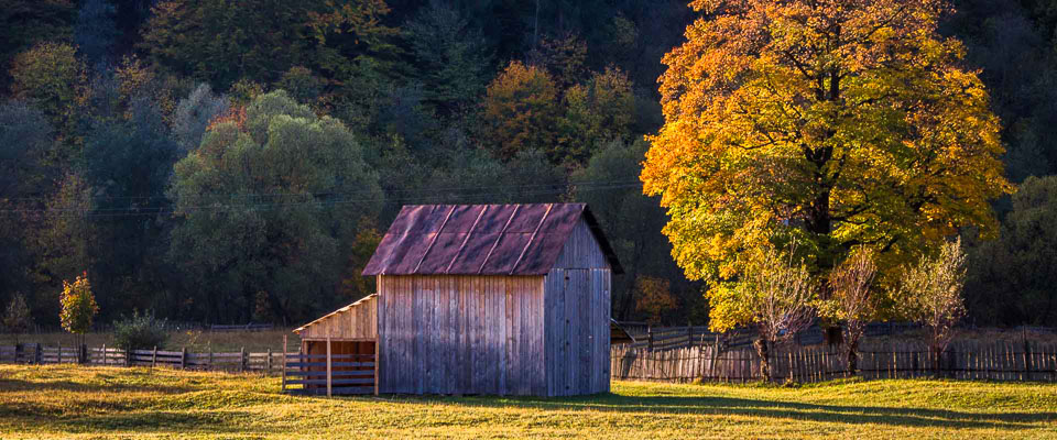 Traditional barn, Transylvania