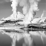 Geothermal power station near Lake Mývatn