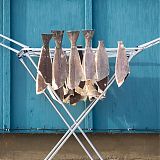 Traditional fish drying rack