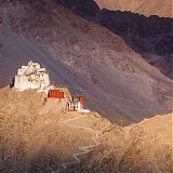 Namgyal Tsemo Gompa from Shanti Stupa