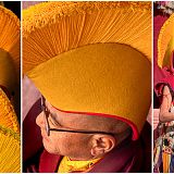 Monks at the festival