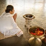 monk praying