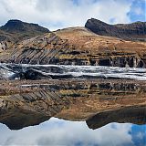 Perfect reflection at Svínafellsjökull