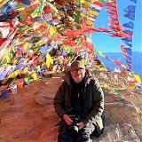Tim at Namgyl Tsemo Gompa