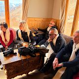 First evening at Shan lodge, Anne, Roberta, Luca, Tim and Richard