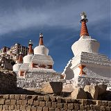 Stupas in Chemrey Village