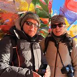 Luca & Roberta at Namgyl Tsemo Gompa