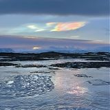 Nacreous clouds