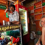 Soft drinks shop, Tiruvanamalai, Tamil Nadu, South India