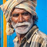 Fisherman, Sathnur Dam Lake, Tamil Nadu, South India