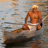 Fisherman on the backwaters