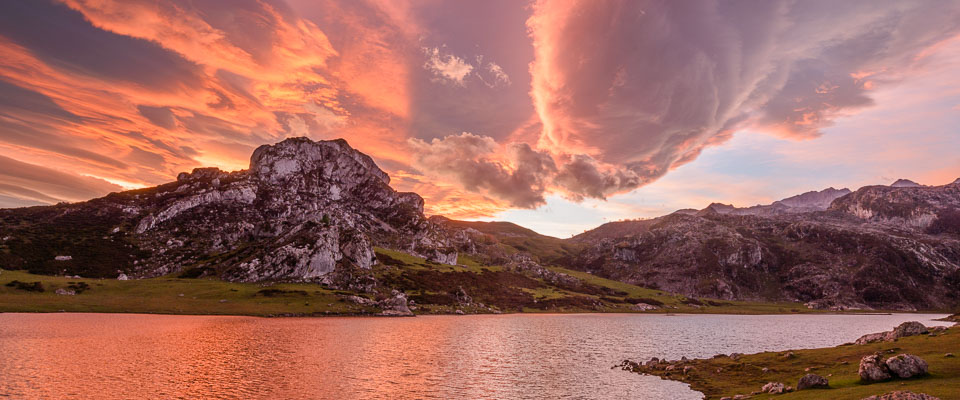 Mountain lake, North Spain