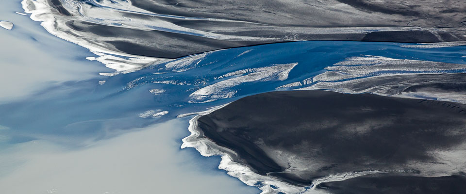 Glacial river, Icelandic Highlands