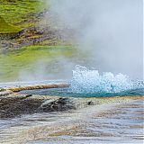 Hot spring at Hveravellir geothermal area