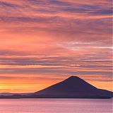 Lake Mývatn at sunset