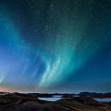 Aurora over Lake Mývatn: Chris Hunter